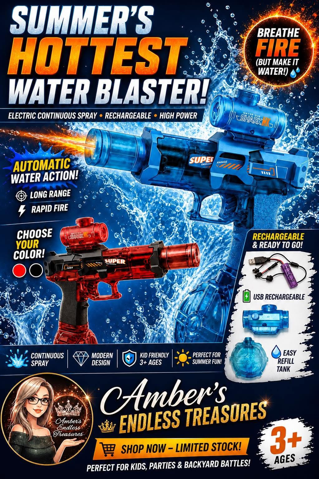 Trendy Electric Water Guns